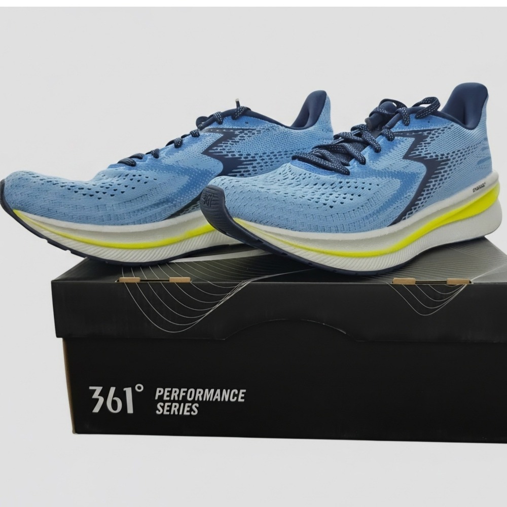 361 Degrees Centauri Women's Running Shoes Silence Blue Midnight Size 9 NIB